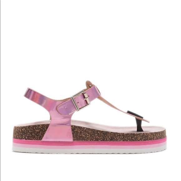 new Sprox ✪ Rainbow Thong Sandal ✪ Metallic Pink - Picture 6 of 13